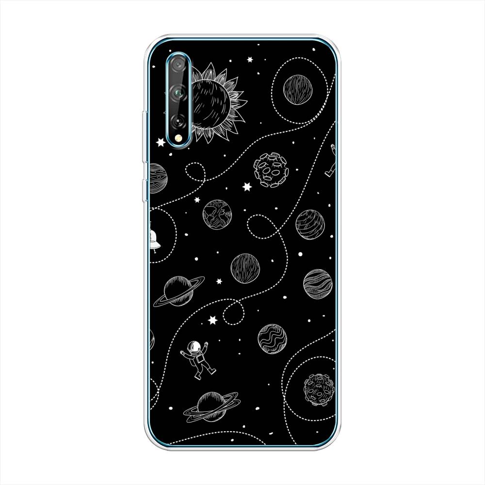 

Чехол Awog на Huawei P Smart S "В невесомости", Бежевый, 6103550-4