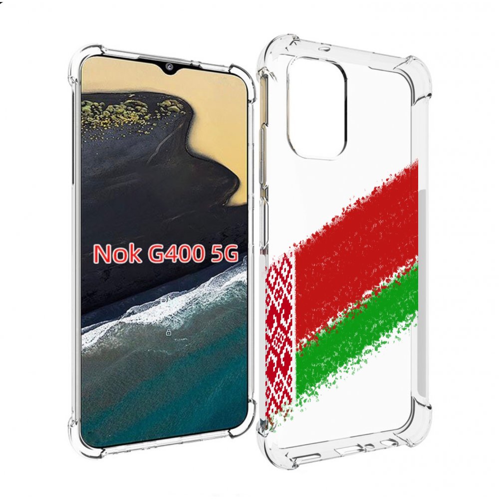 

Чехол MyPads флаг Белорусии мужской для Nokia G400 5G, Прозрачный, Tocco