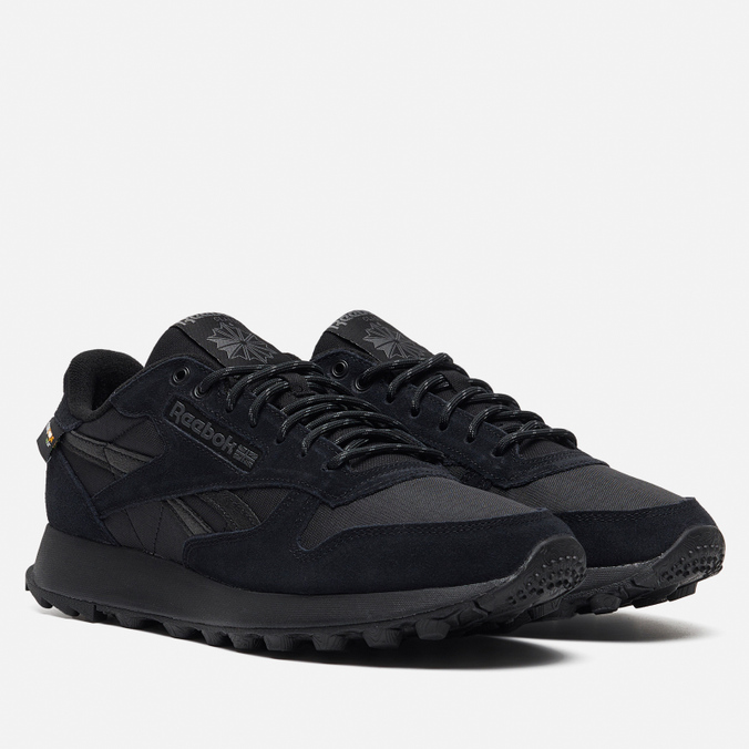 

Мужские кроссовки Reebok Classic Leather чёрный, размер 44 EU, Classic Leather