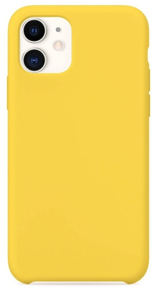 

Накладка силикон Silicone Case для iPhone 12/12 Pro Желтый, НакладкасиликонSiliconeCaseдляiPhone12/12Pro