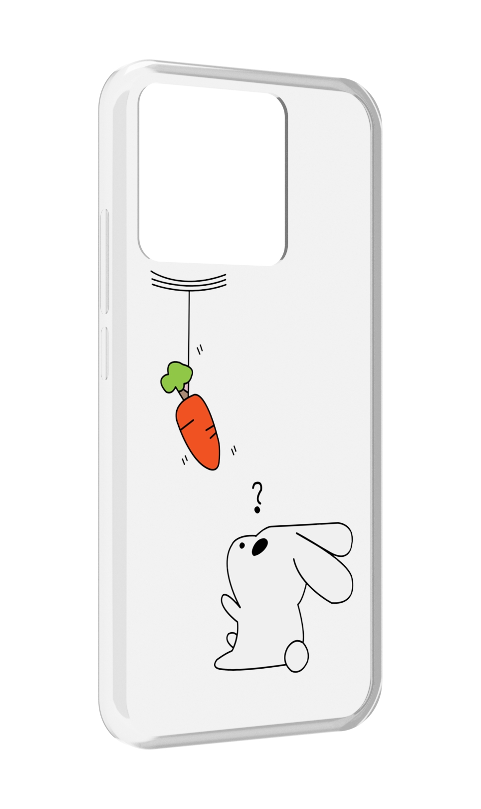 

Чехол MyPads Tocco для Xiaomi Redmi 10A морковка детский, Прозрачный, Tocco