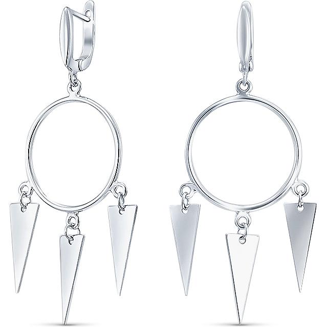 

Серьги шандельеры из серебра Silver Wings 02fye9875-113, без вставки, 02fye9875-113