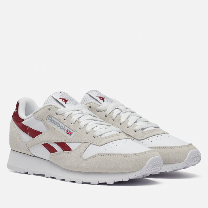 

Мужские кроссовки Reebok Classic Leather серый, размер 42.5 EU, Classic Leather