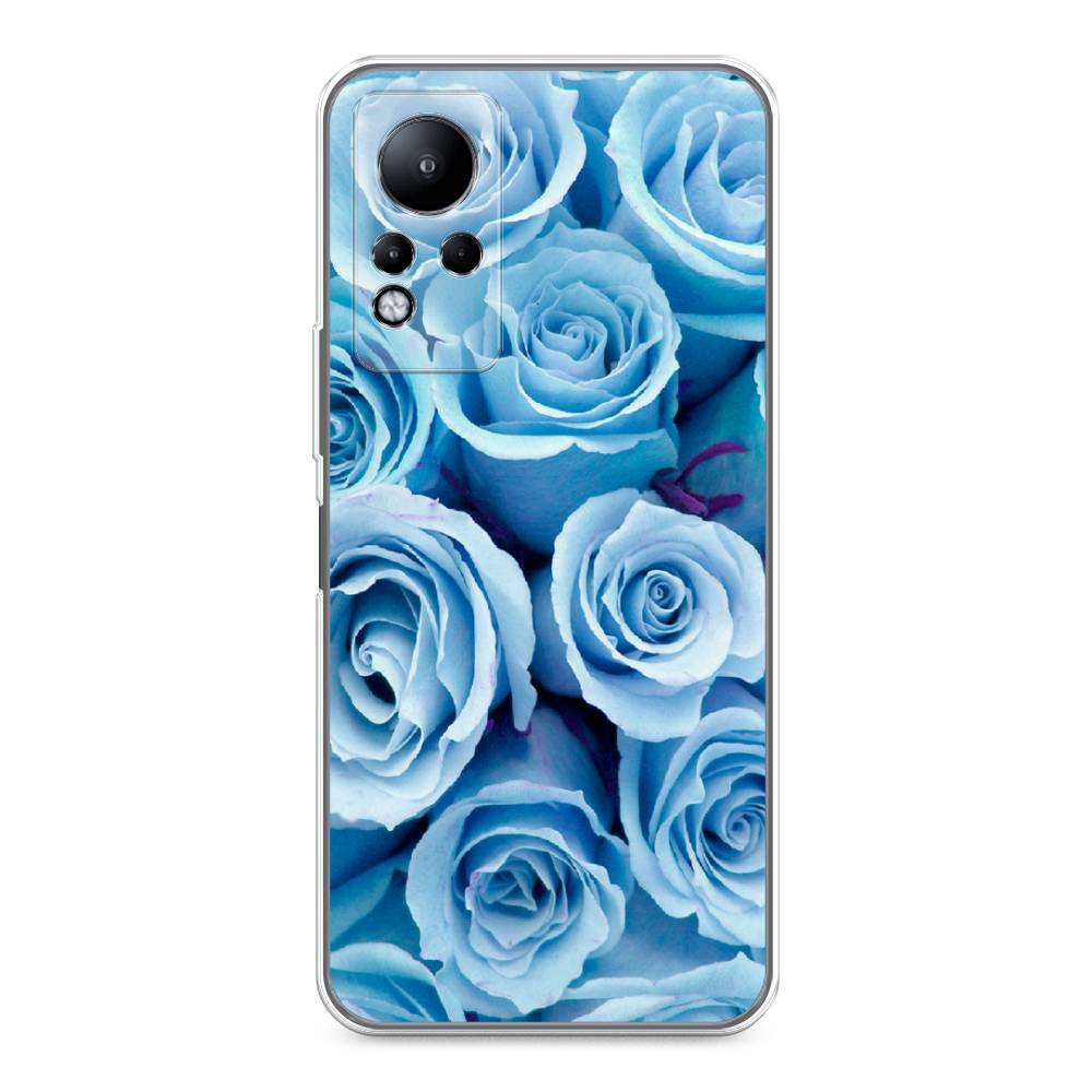 

Чехол Awog на Infinix Note 11 "Лазурные розы", Разноцветный, 3100450-8