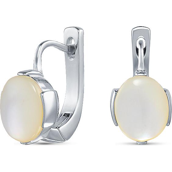 

Серьги женские из серебра Silver Wings 22set13805a-113, перламутр, 22set13805a-113