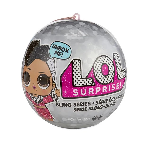 

554790 Новогодний шар LOL Surprise Bling Series, Разноцветный, 554790