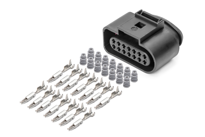 

Разъем 6X0973717 14-ти контактный форсунок на ЭБУ, АКПП VW GOLF IV/ BORA/ PASSAT [B5]/ AUD