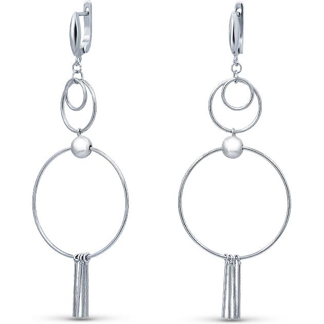 

Серьги подвески из серебра Silver Wings 02fye9511-113, без вставки, 02fye9511-113