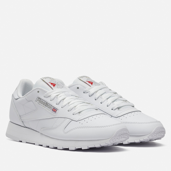 

Мужские кроссовки Reebok Classic Leather белый, размер 43 EU, Classic Leather