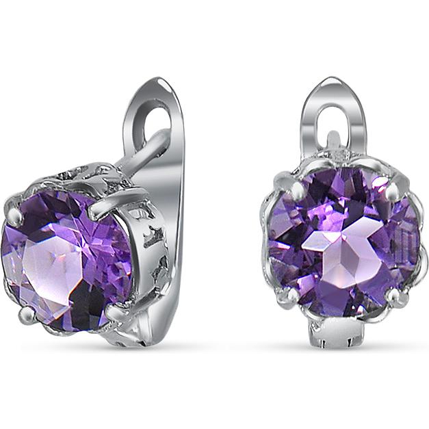 

Серьги женские из серебра Silver Wings 22ke5896-90, раухтопаз, 22ke5896-90