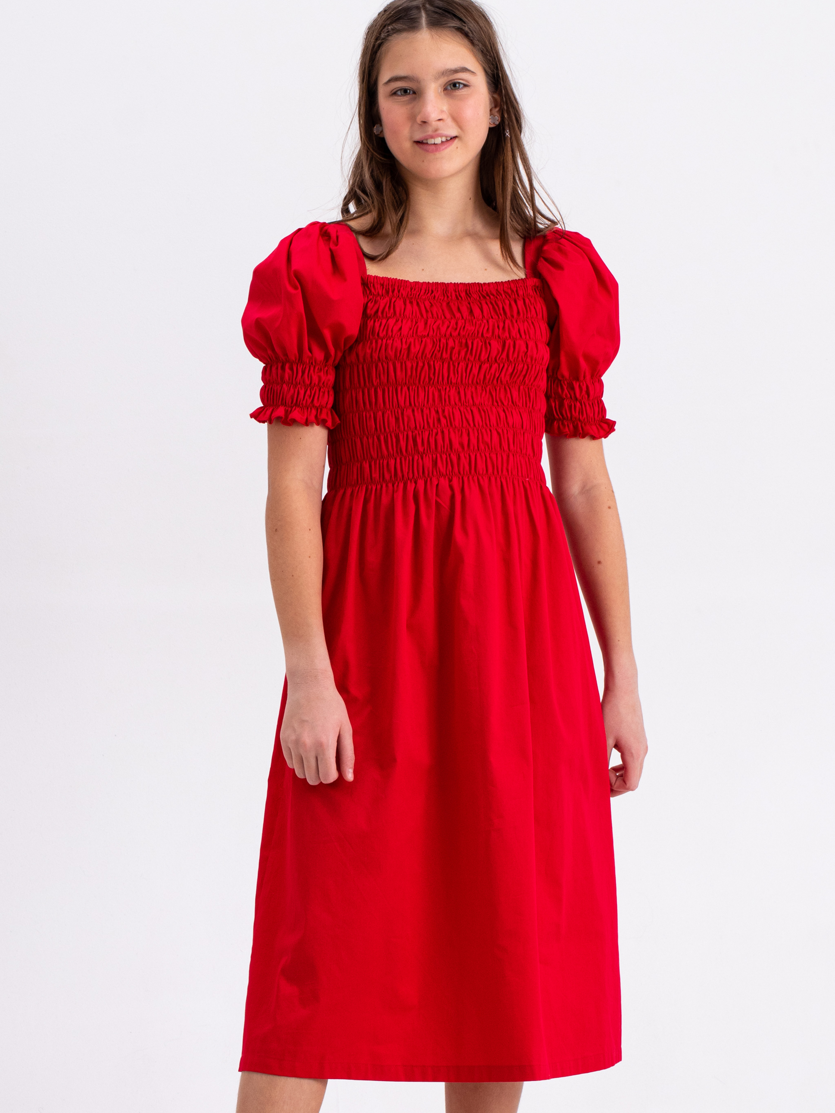Платье детское SMENA D649, Красный, 158