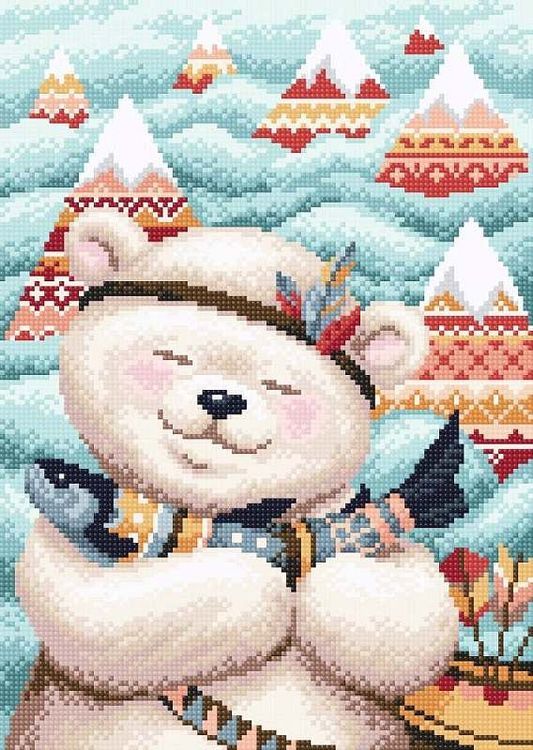

Алмазная вышивка Brilliart «Мишка с рыбкой»