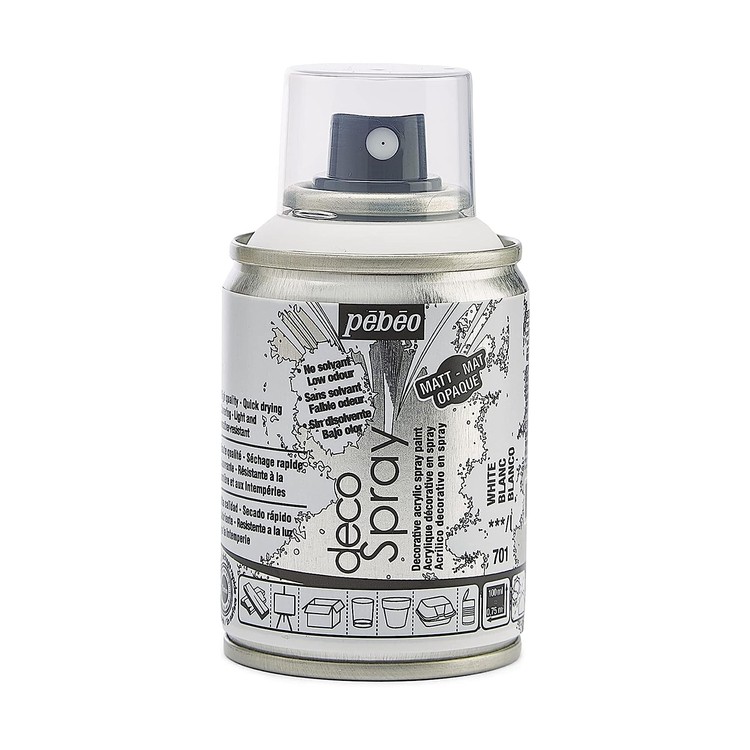 

Краска на водной основе Pebeo decoSpray, 093701 Белый