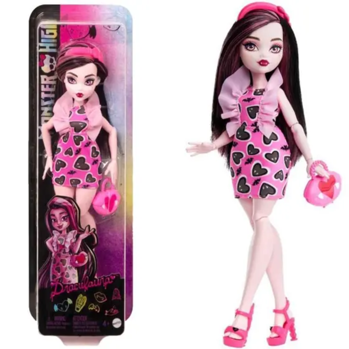 Кукла Monster High Дракулаура с сумочкой Boneca Mattel