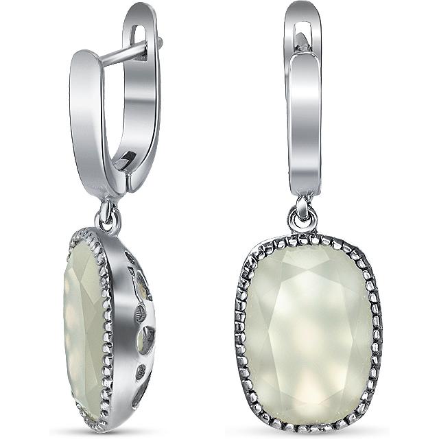 

Серьги женские из серебра Silver Wings 22gre3204-69, агат, 22gre3204-69