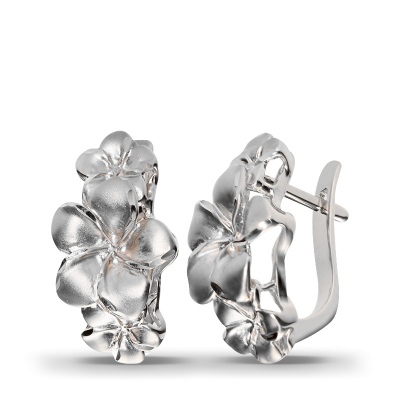 

Серьги из белого золота Эстет 01С722081, 01С722081
