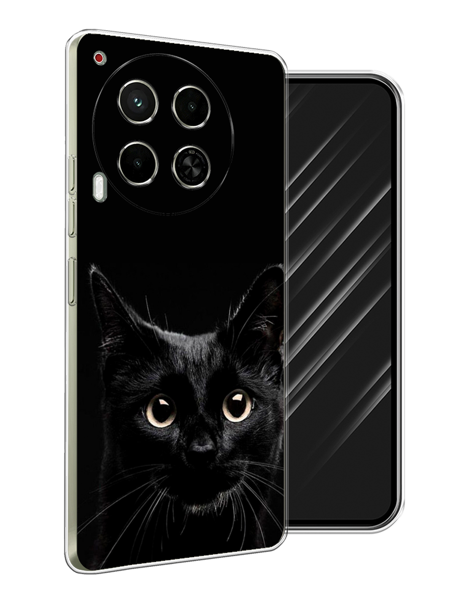 

Чехол Awog на Tecno Camon 30 5G "Добрый кот", Черный, 305550-1
