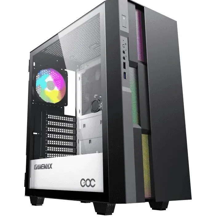 

Корпус компьютерный GameMax Brufen C3 BG (BrufenC3BG) Black, Brufen C3 BG