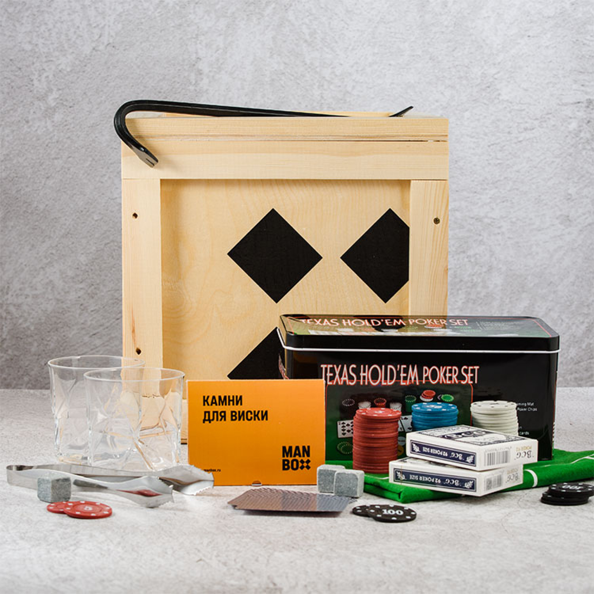 фото Подарочный набор покер box manbox