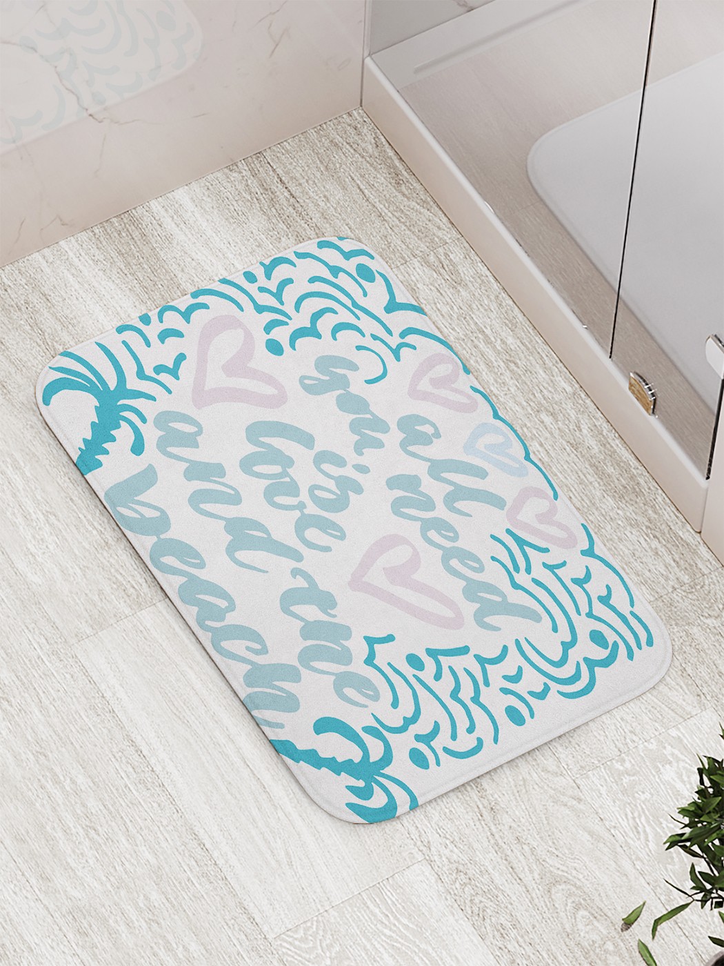 

bath_69737 Коврик противоскользящий для ванной, сауны, бассейна, 77х52 см