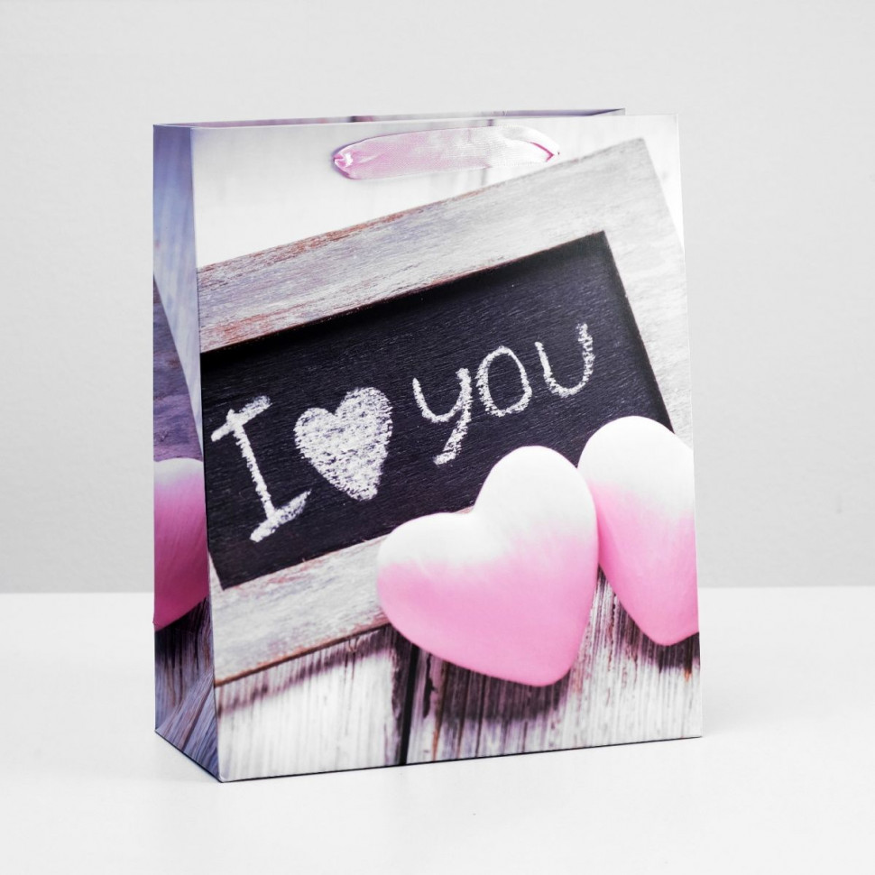 

Подарочный пакет "I love you" - 32 х 26 см. (арт. 223350)