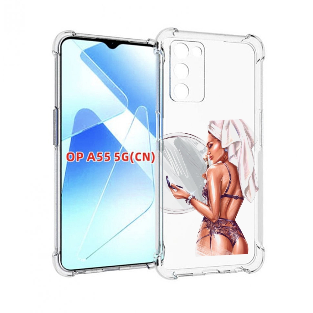 Чехол MyPads Девушка-с-полотенцем женский для Infinix Zero X Neo
