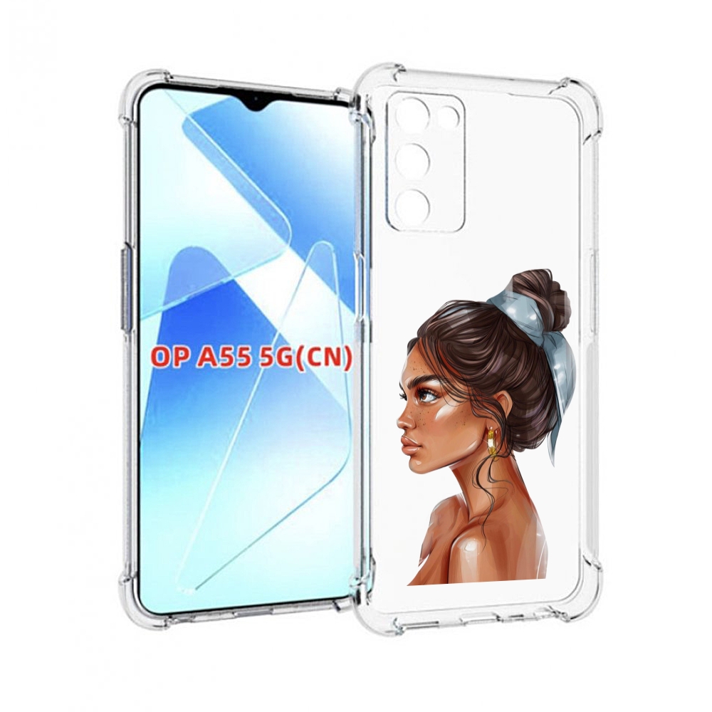 

Чехол MyPads Девушка-с-повязкой женский для Infinix Zero X Neo, Прозрачный, Tocco