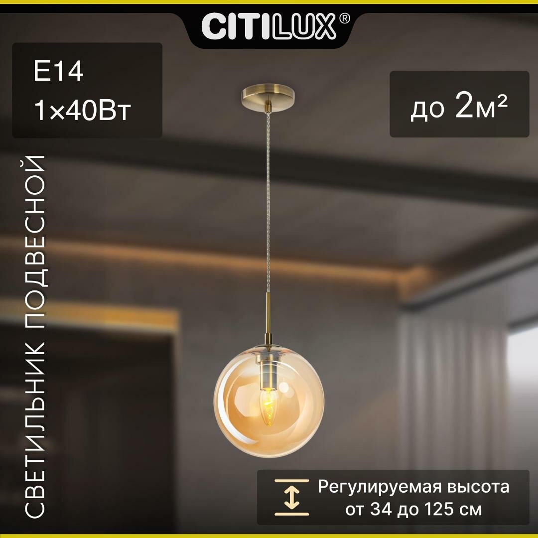 

Подвесной светильник Citilux Томми CL102623, CL102623