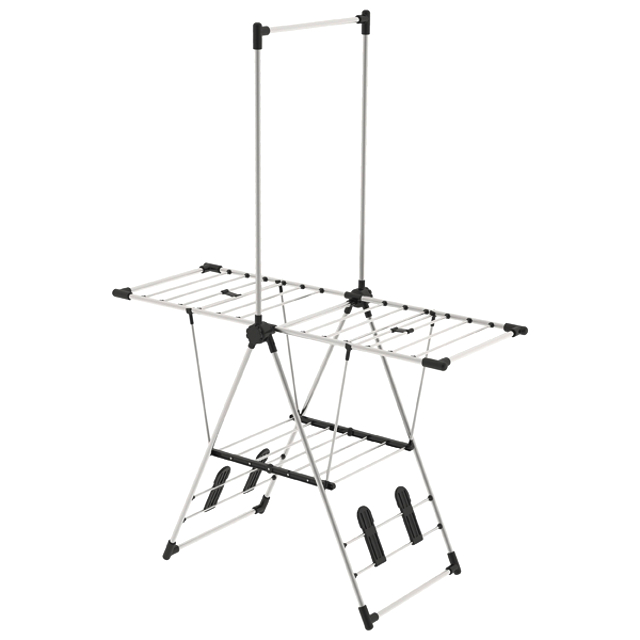 Сушилка для белья Мега раскладная со стойкой под плечики