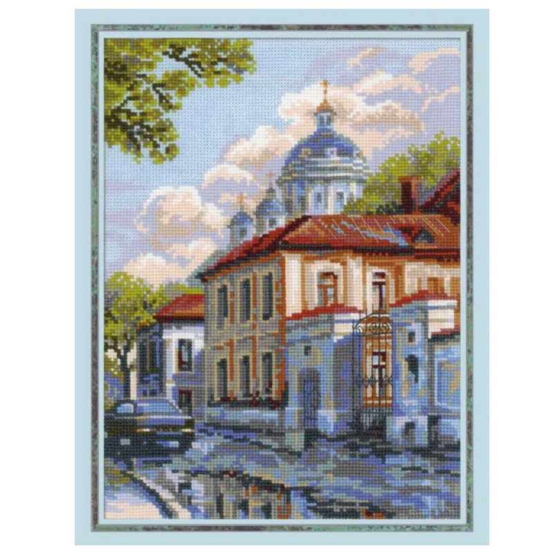 

Набор для вышивания крестиком Riolis После дождя арт.1094, Набор для вышивания