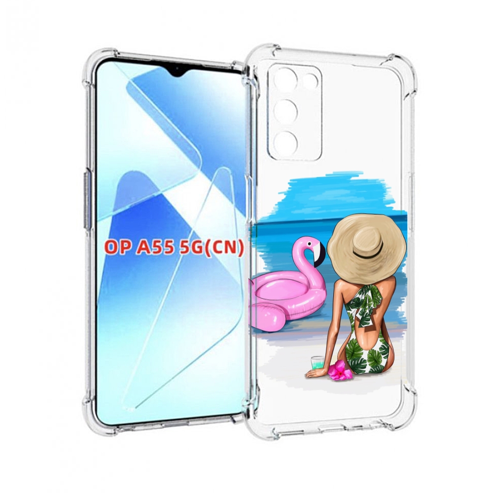 

Чехол MyPads Девушка-и-фламинго женский для Infinix Zero X Neo, Прозрачный, Tocco