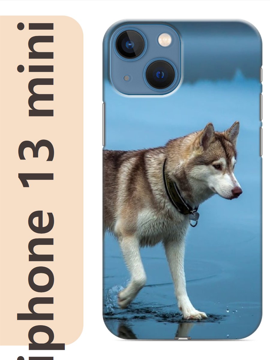 

Чехол на Apple Iphone 13 mini лайка на пляже 804, Прозрачный, Iphm13dogs