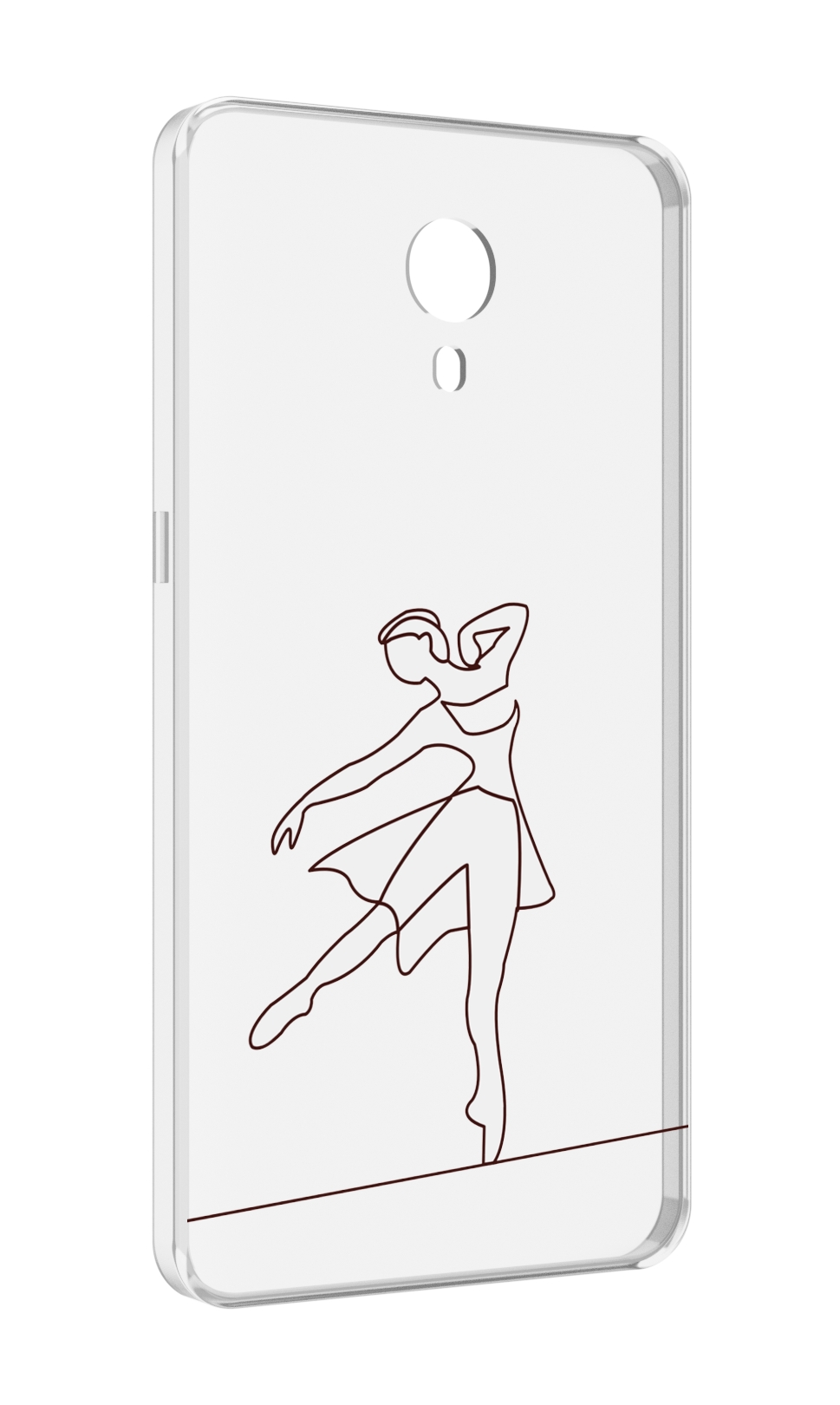 

Чехол MyPads балерина-белая для Meizu M3 Note, Прозрачный, Tocco