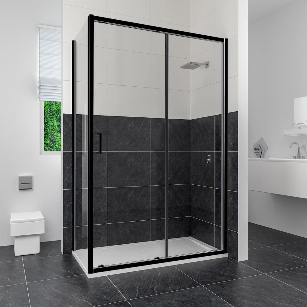 

Душевой уголок RGW Classic CL-48B 130x90, профиль матовый черный