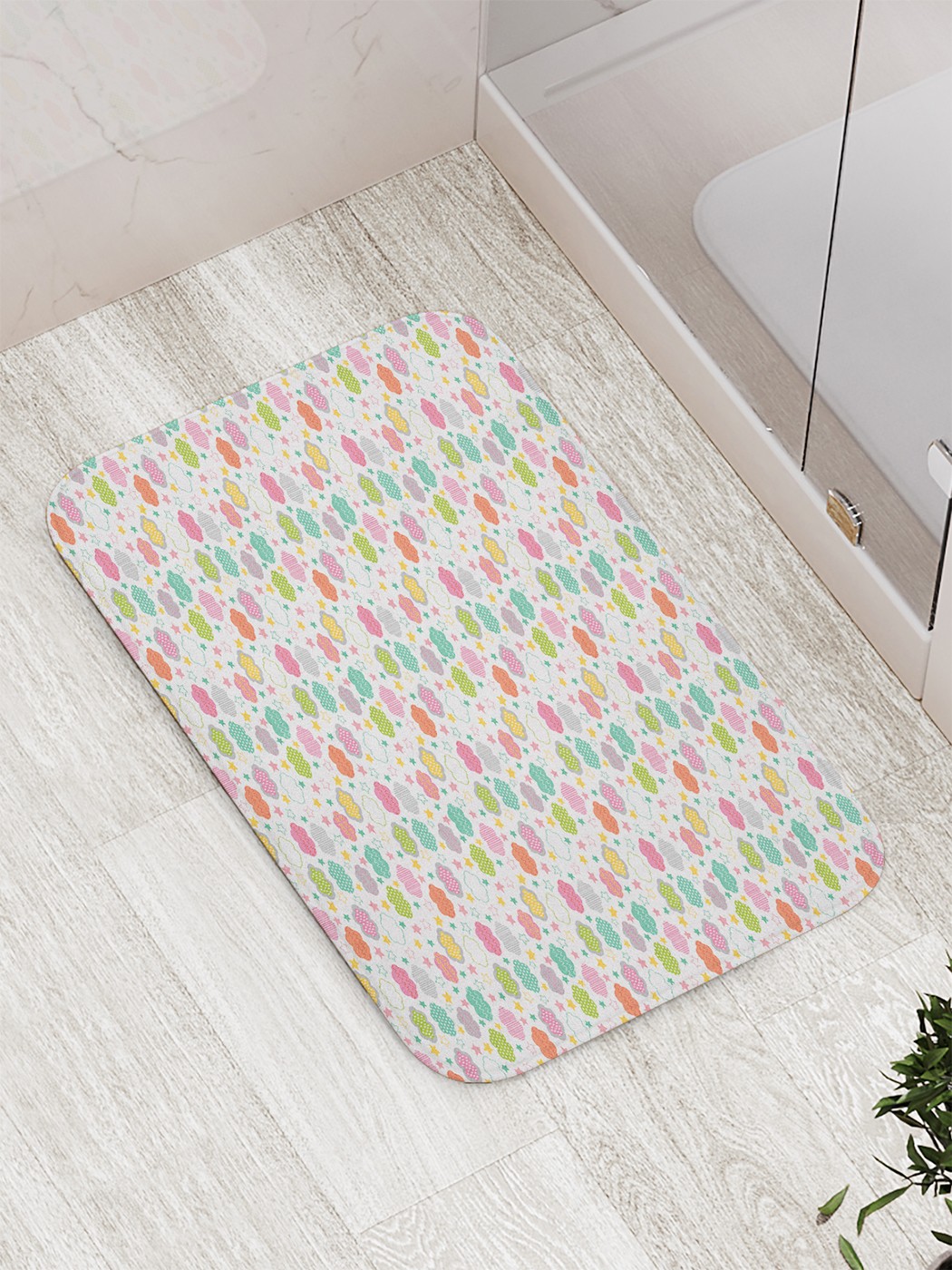 

bath_69669 Коврик противоскользящий для ванной, сауны, бассейна, 77х52 см