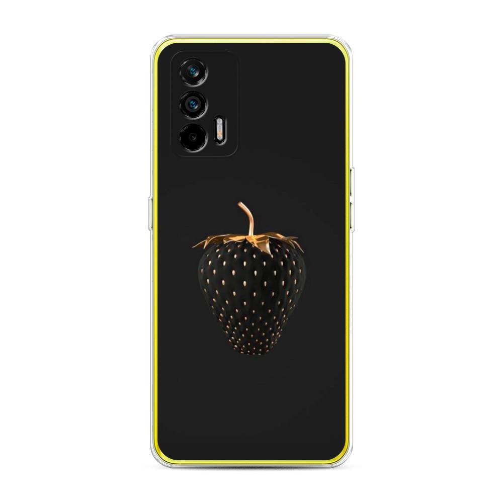

Чехол Awog на Realme Q3 Pro "Черно-золотая клубника", Разноцветный, 256550-10