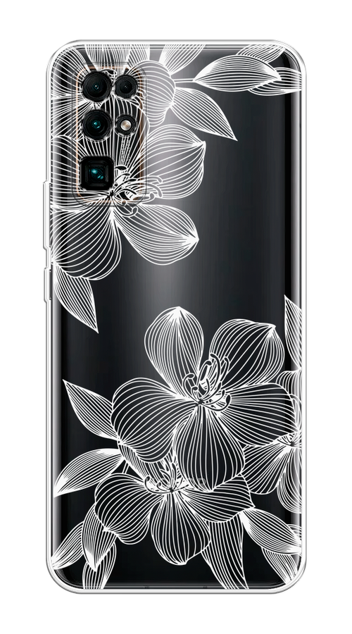 

Чехол на Honor 30 "Крокус", Белый;прозрачный, 612150-1