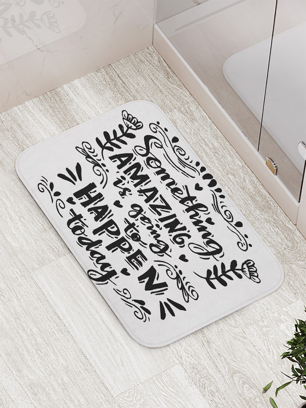 

bath_69664 Коврик противоскользящий для ванной, сауны, бассейна, 77х52 см