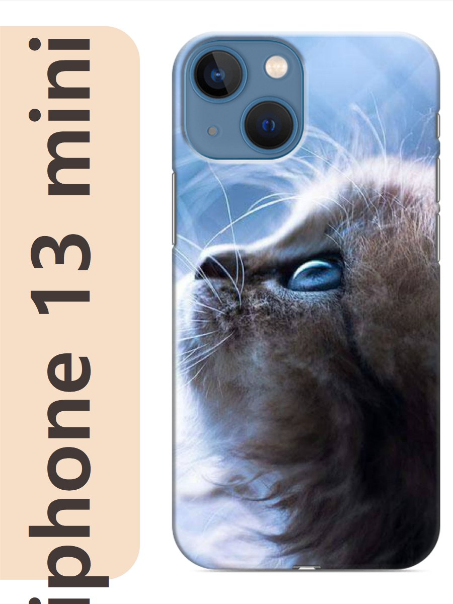 

Чехол на Apple Iphone 13 mini котенок 785, Прозрачный, Iphm13cat2