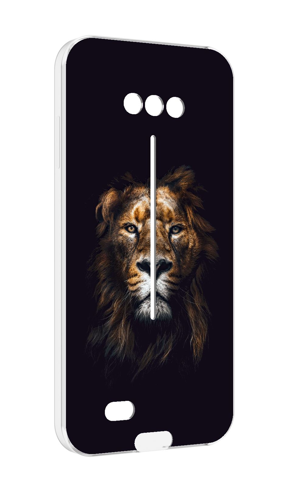 

Чехол MyPads Лев-в-тени мужской для Doogee S41/S41 Pro противоударный, Tocco