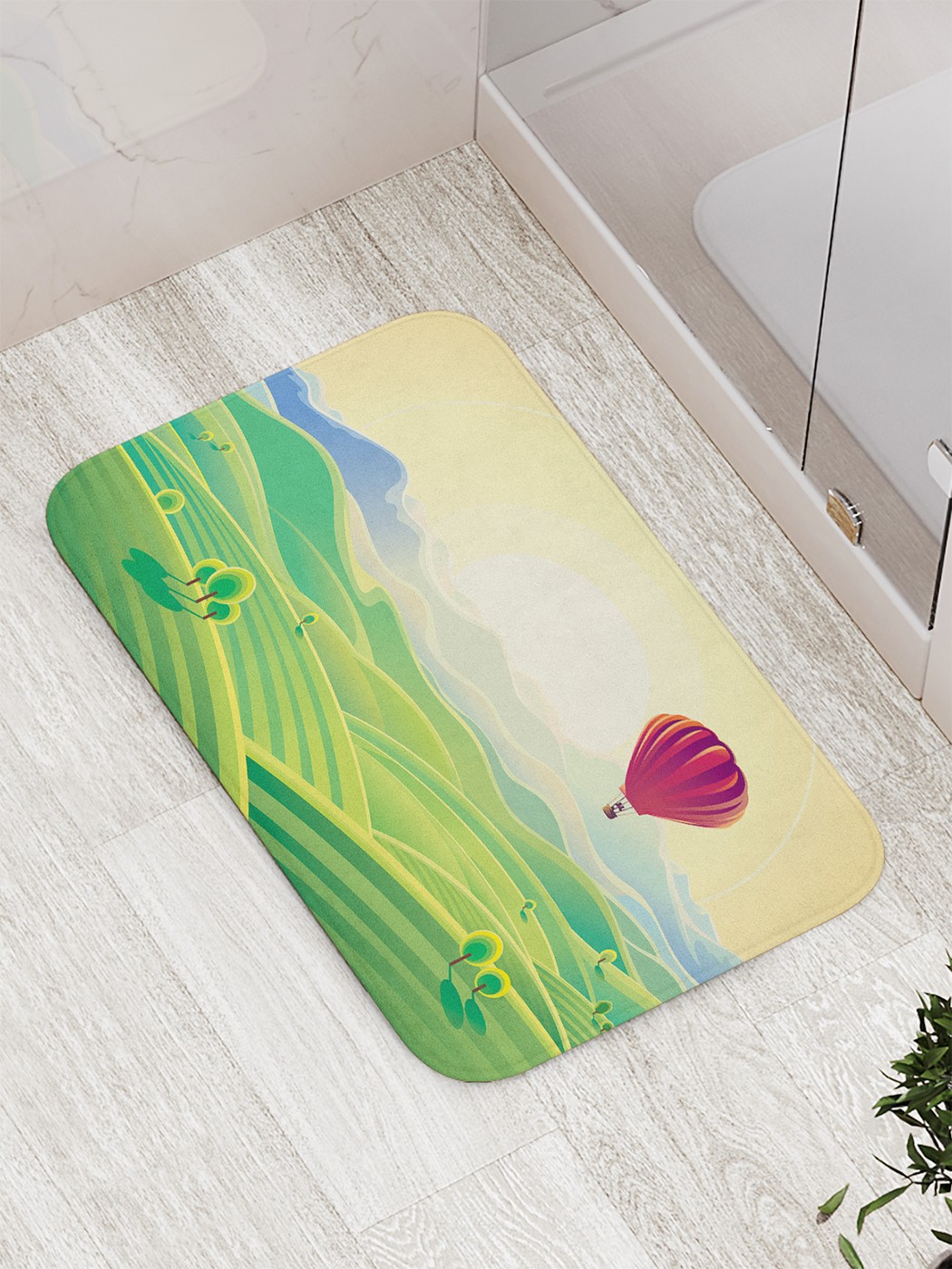 

bath_69653 Коврик противоскользящий для ванной, сауны, бассейна, 77х52 см