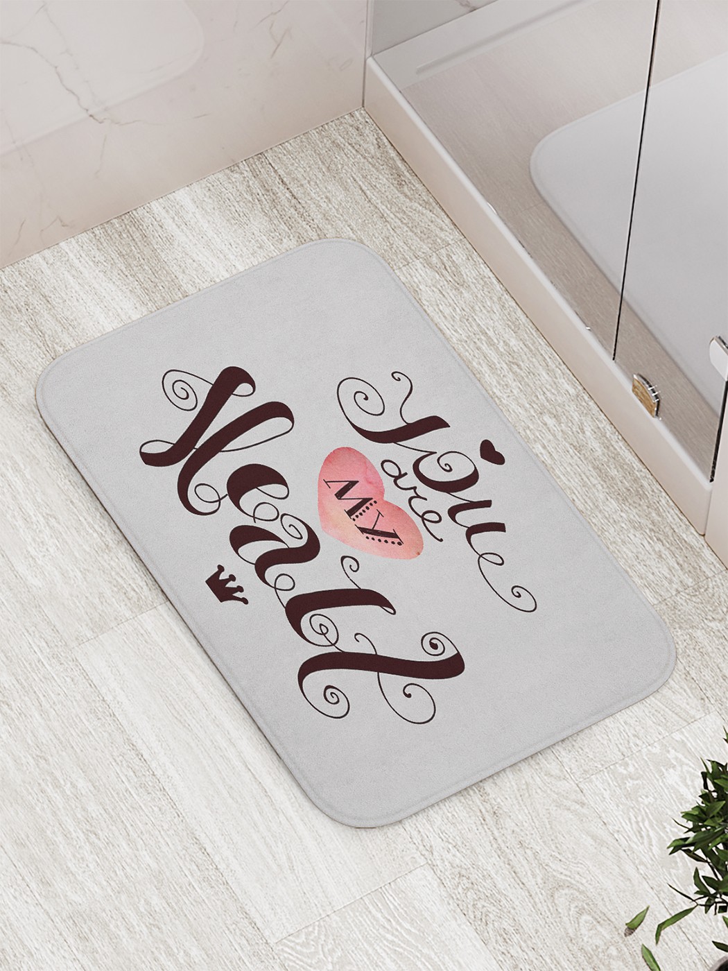 

bath_69641 Коврик противоскользящий для ванной, сауны, бассейна, 77х52 см