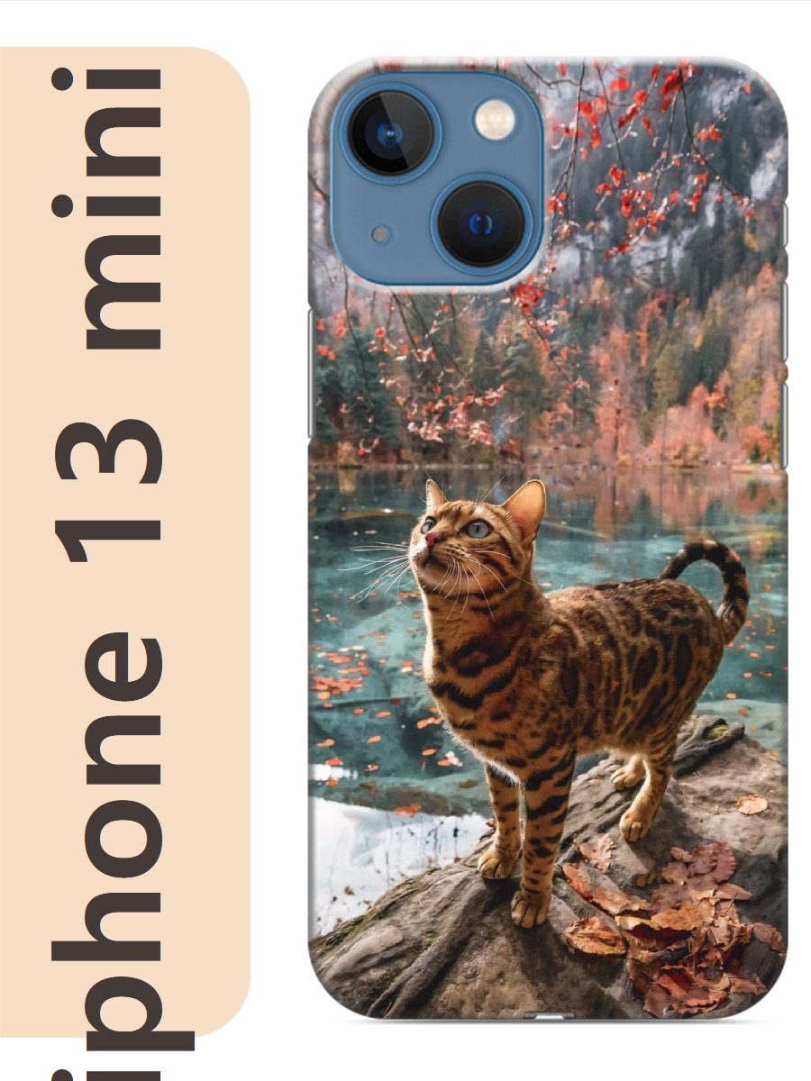 

Чехол на Apple Iphone 13 mini бенгальская кошка 764, Прозрачный, Iphm13cats