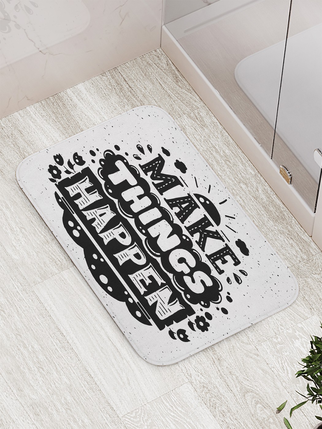 

bath_69635 Коврик противоскользящий для ванной, сауны, бассейна, 77х52 см