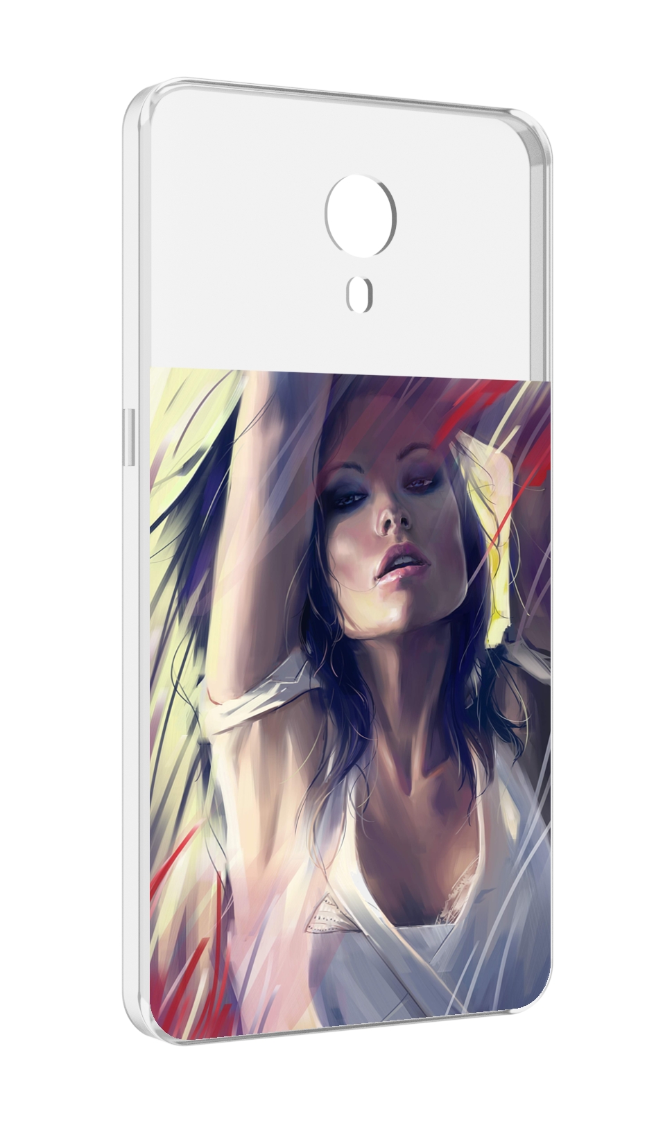

Чехол MyPads акварельная-девушка женской для Meizu M3 Note, Прозрачный, Tocco