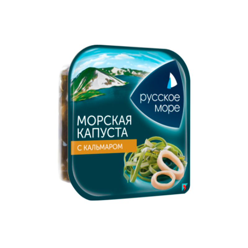 

Салат Лента из морской капусты с кальмаром ~200 г