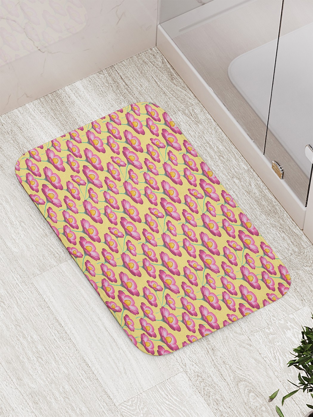 

bath_69625 Коврик противоскользящий для ванной, сауны, бассейна, 77х52 см