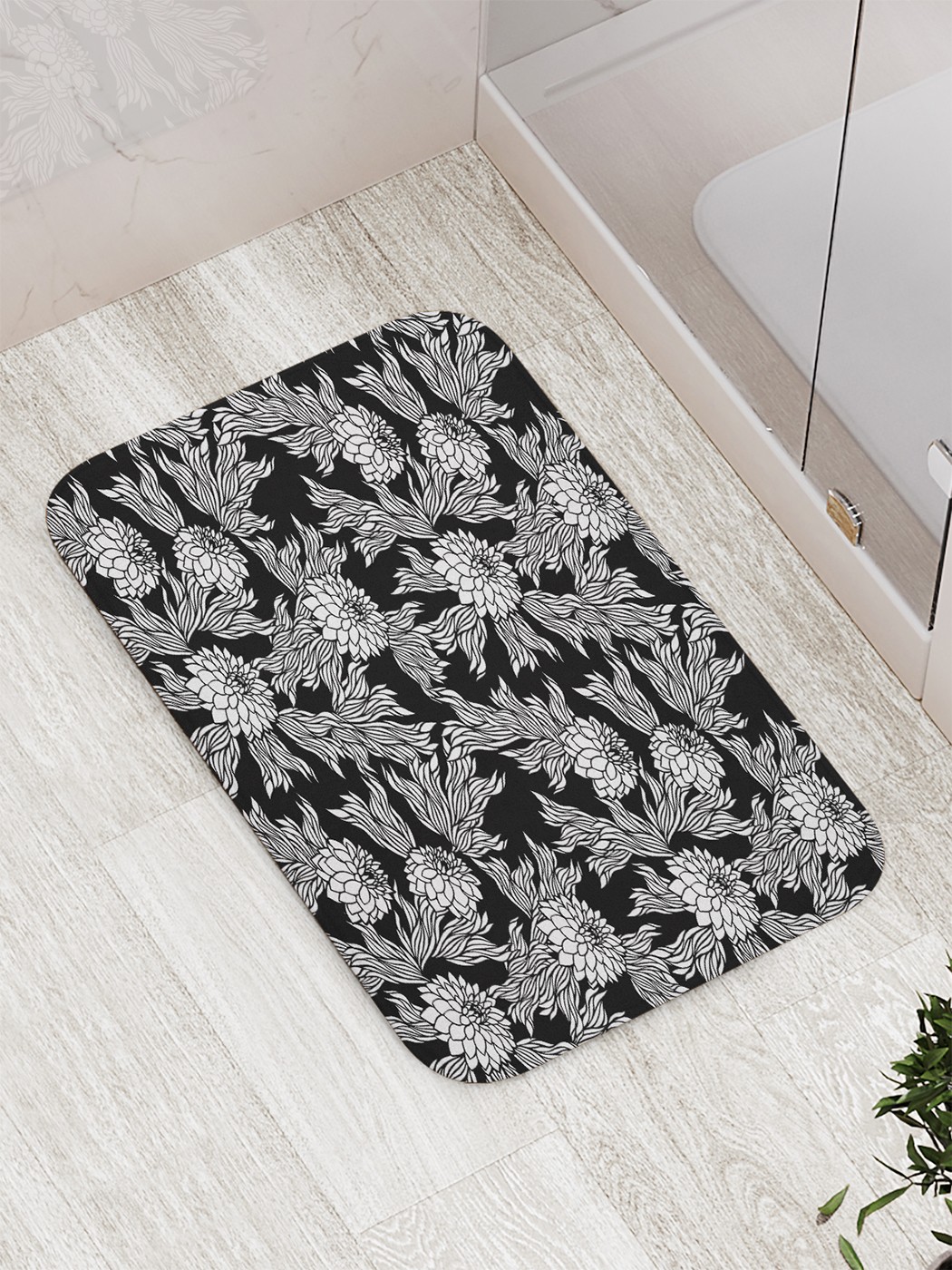 

bath_69624 Коврик противоскользящий для ванной, сауны, бассейна, 77х52 см