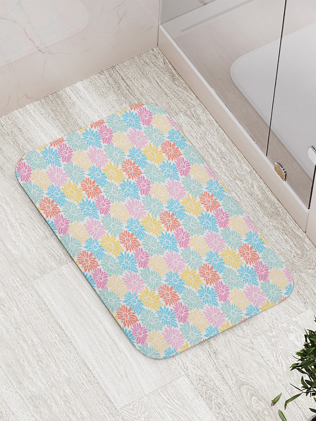 

bath_69623 Коврик противоскользящий для ванной, сауны, бассейна, 77х52 см