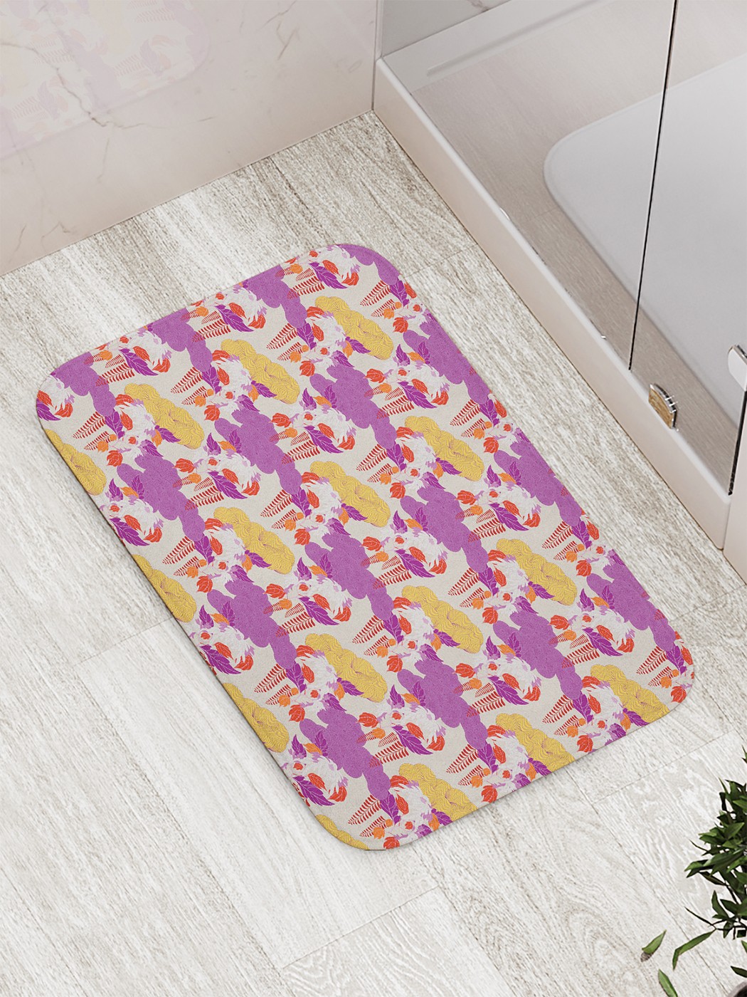 

bath_69620 Коврик противоскользящий для ванной, сауны, бассейна, 77х52 см